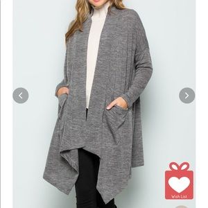 Grey cardigan